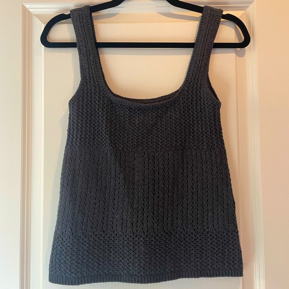 KOTN Samia Square-Neck Knit Tank - Picture 4 of 7